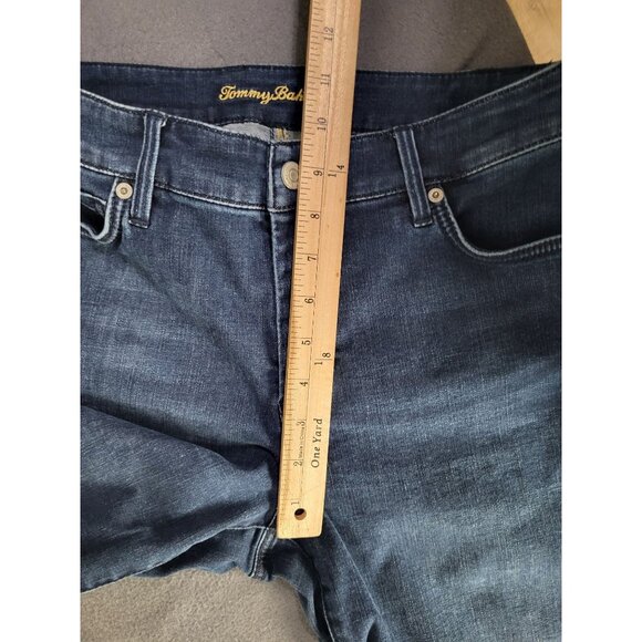 TOMMY BAHAMA Women's SZ 6 High Rise Boardwalk Jean Shorts Bermuda Skimmer - Picture 9 of 9